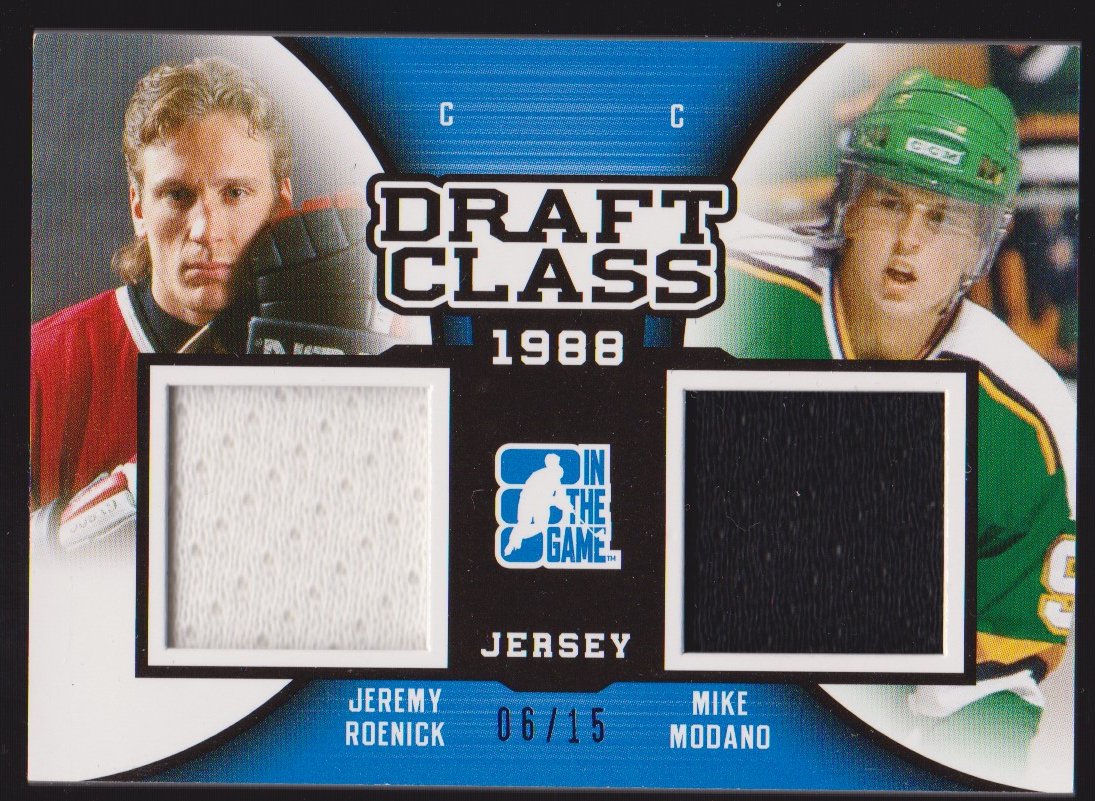 2014-15 ITG Draft Prospects Draft Class Blue #26 Roenick/Modano (image for) 2014-15 ITG Draft Prospects Draft Class Blue #26 Roenick/Modano
